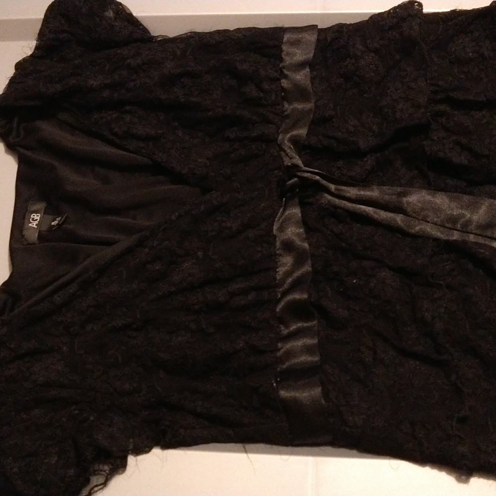 Women's XL black AGB Blouse